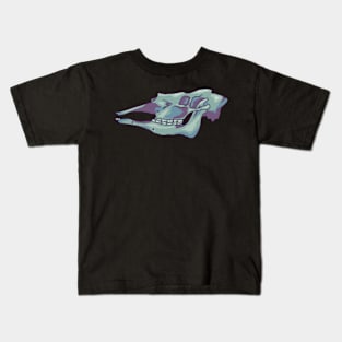 Neon Moose Skull Kids T-Shirt